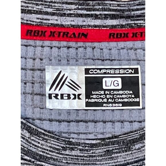 RBX Men's Fleece Lined Compression Base Layer Tee SIZE-LARGE - Picture 4 of 9